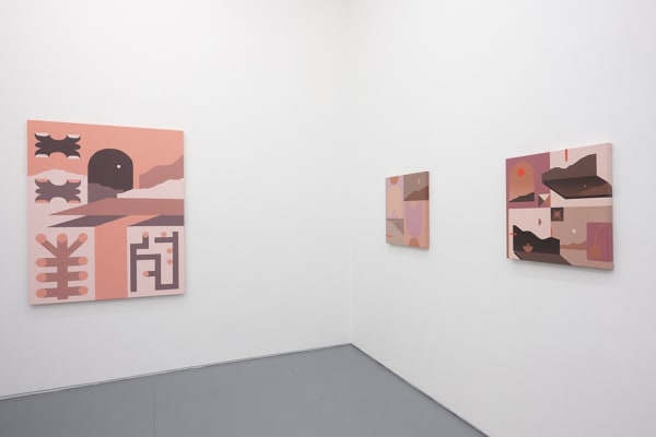 Installation image of Madeleine Tonzi and Keya Tama exhibition