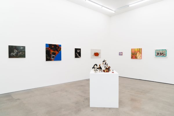Installation image of group exhibition For The Love of Dog at Hashimoto Contemporary Los Angeles