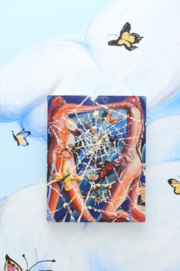 Installation image of Kate Klingbeil's "Pith" at Hashimoto Contemporary SF