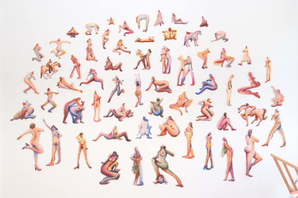 Installation image of Kate Klingbeil's "Pith" at Hashimoto Contemporary SF