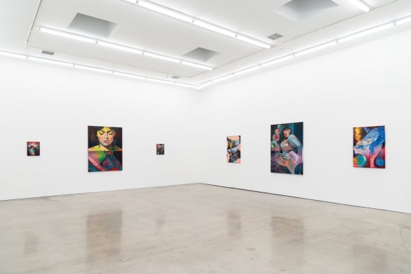 Installation image of Martine Johanna's exhibition at Hashimoto Contemporary Los Angeles 