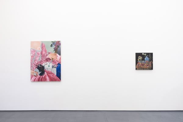 Installation image of Sabrina Bockler "Coquette" exhibition