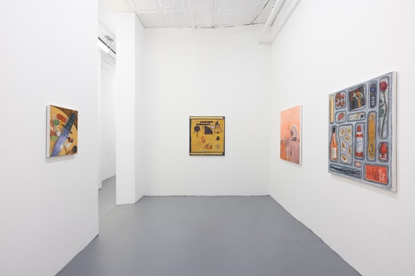 installation image of Paul Gagner exhibition "The Cut of My Jib"