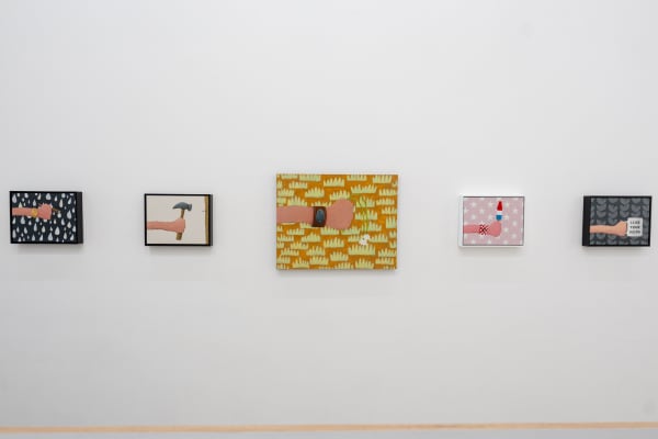Installation image of Gabe Langholtz's work at Hashimoto Contemporary Los Angeles project room