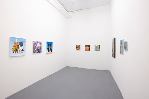 installation image of Hashimoto Contemporary NYC exhibition "Left Unsaid"