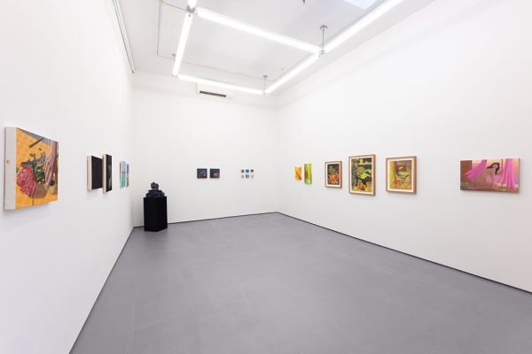 installation image of Hashimoto Contemporaty NYC exhibition "Left Unsaid"