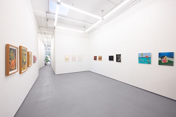 installation image of Hashimoto Contemporaty NYC exhibition "Left Unsaid"