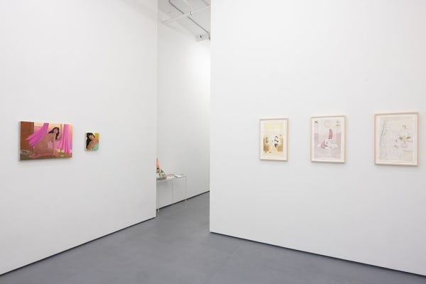 installation image of Hashimoto Contemporary NYC exhibition "Left Unsaid"