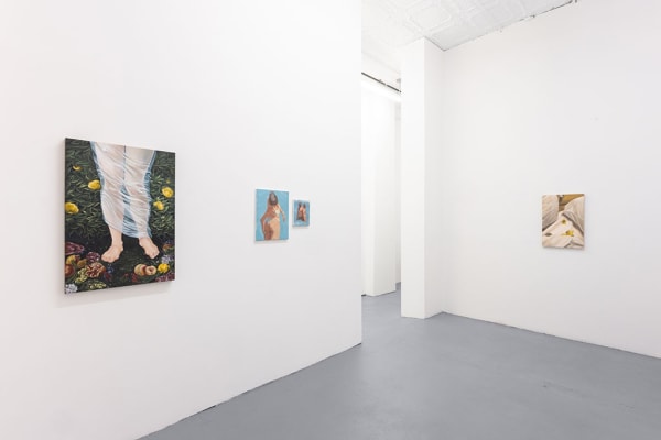 installation image of Hashimoto Contemporaty NYC exhibition "Left Unsaid"