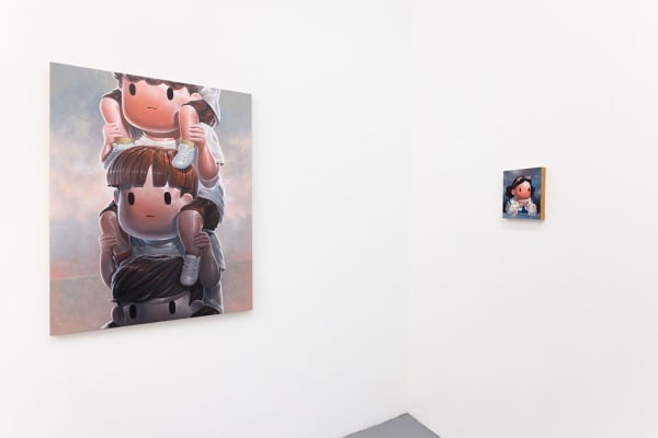 Installation view of "Back To School" by Giorgiko