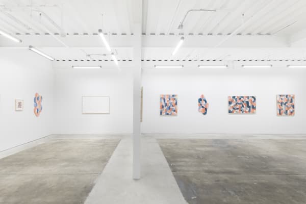 Installation view of artist Scott Albrecht's solo exhibition "What Holds Us" at Hashimoto Contemporary, San Francisco
