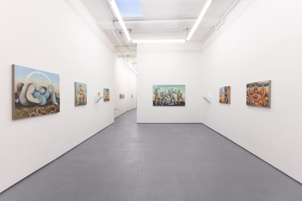 Installation view of Carlos Rodriguez "The Light That Passes Through us"