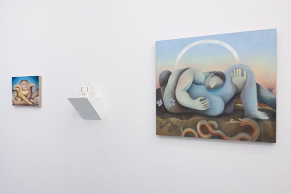 Installation view of Carlos Rodriguez "The Light That Passes Through us"