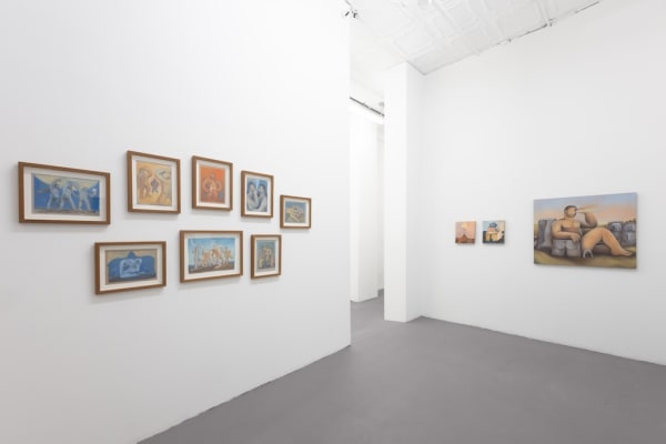 Installation view of Carlos Rodriguez "The Light That Passes Through us"