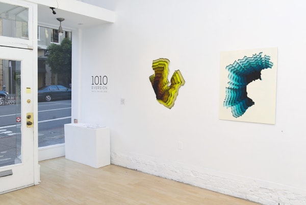 Installation view from 1010's exhibition "Eversion" at Hashimoto Contemporary SF