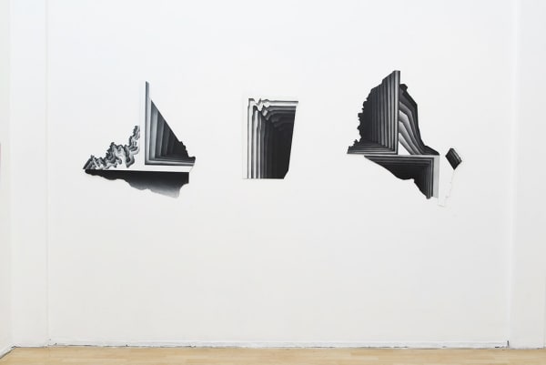 Installation view from 1010's exhibition "Eversion" at Hashimoto Contemporary SF