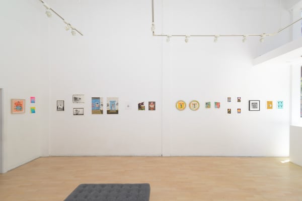 Installation view of "Friends & Family" group show in SF