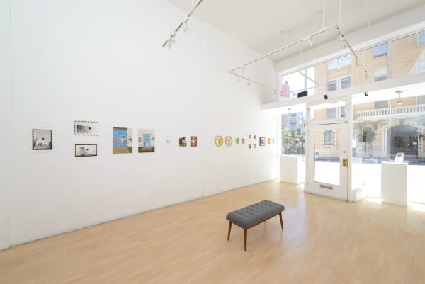 Installation view of "Friends & Family" group show in SF