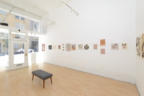 Installation view of "Friends & Family" group show in SF