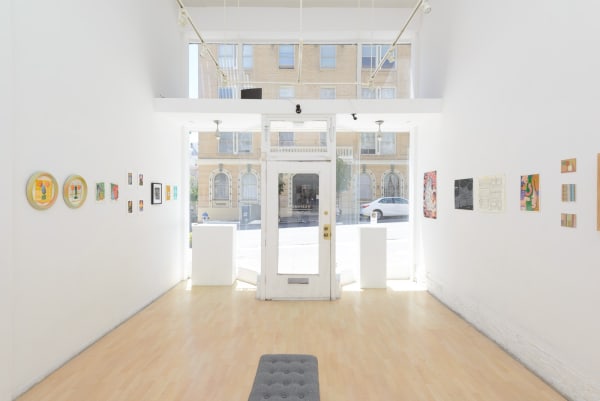 Installation view of "Friends & Family" group show in SF