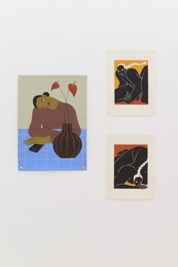 Installation view of "Friends & Family" group show in SF