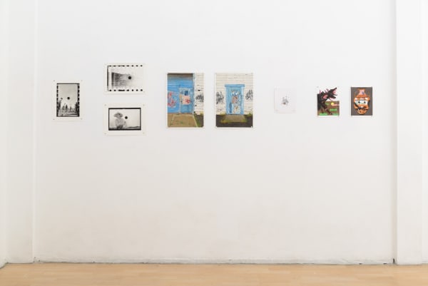 Installation view of "Friends & Family" group show in SF