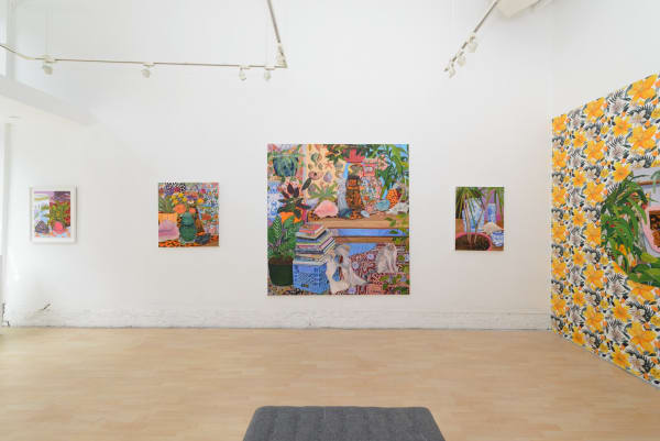 Installation image from Anna Valdez' "Objects of Affection" at Hashimoto Contemporary SF