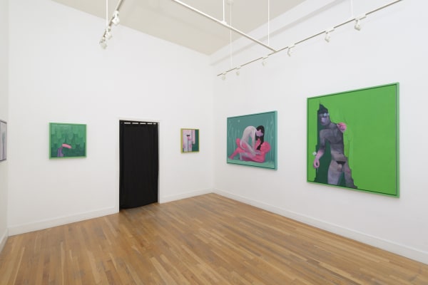 Installation image from Corey Lamb's "Verdant" at Hashimoto Contemporary SF