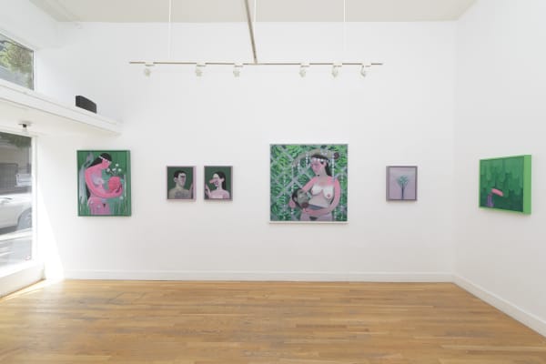 Installation image from Corey Lamb's "Verdant" at Hashimoto Contemporary SF