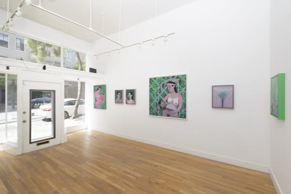 Installation image from Corey Lamb's "Verdant" at Hashimoto Contemporary SF
