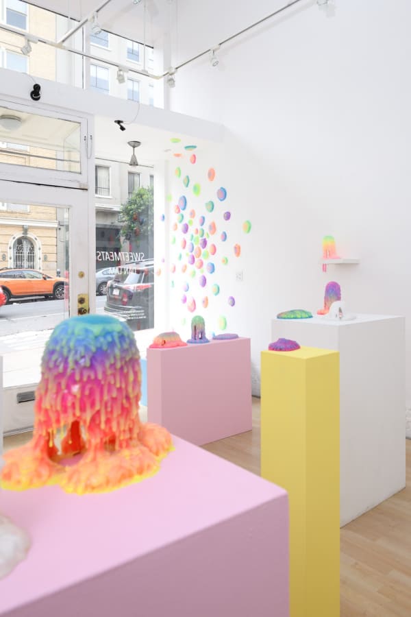 Installation image of Dan Lam's exhibition "Sweet Meats" at Hashimoto Contemporary SF