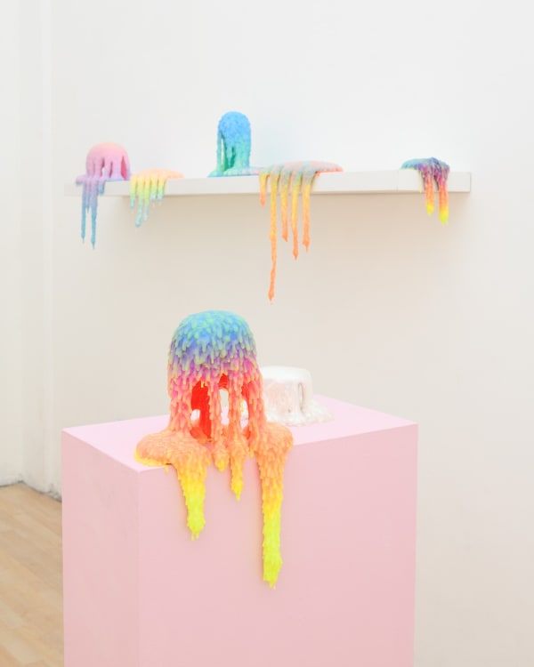 Installation image of Dan Lam's exhibition "Sweet Meats" at Hashimoto Contemporary SF