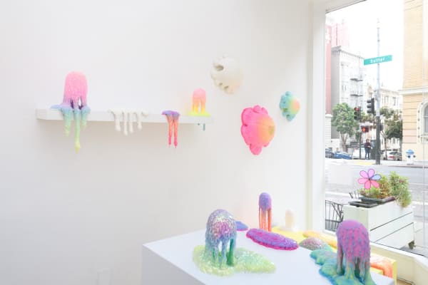 Installation image of Dan Lam's exhibition "Sweet Meats" at Hashimoto Contemporary SF