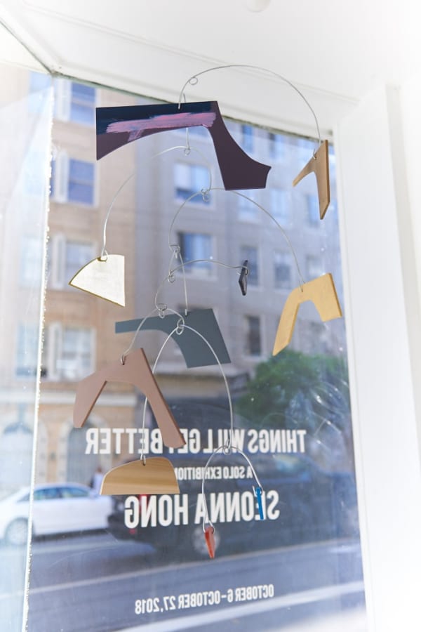 Installation image from Seonna Hong's exhibition "Things Will Get Better" at Hashimoto Contemporary SF