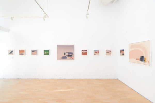 Installation image from Seonna Hong's exhibition "Things Will Get Better" at Hashimoto Contemporary SF