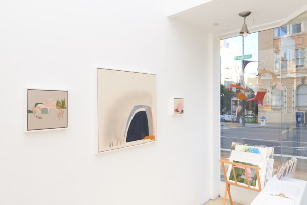 Installation image from Seonna Hong's exhibition "Things Will Get Better" at Hashimoto Contemporary SF