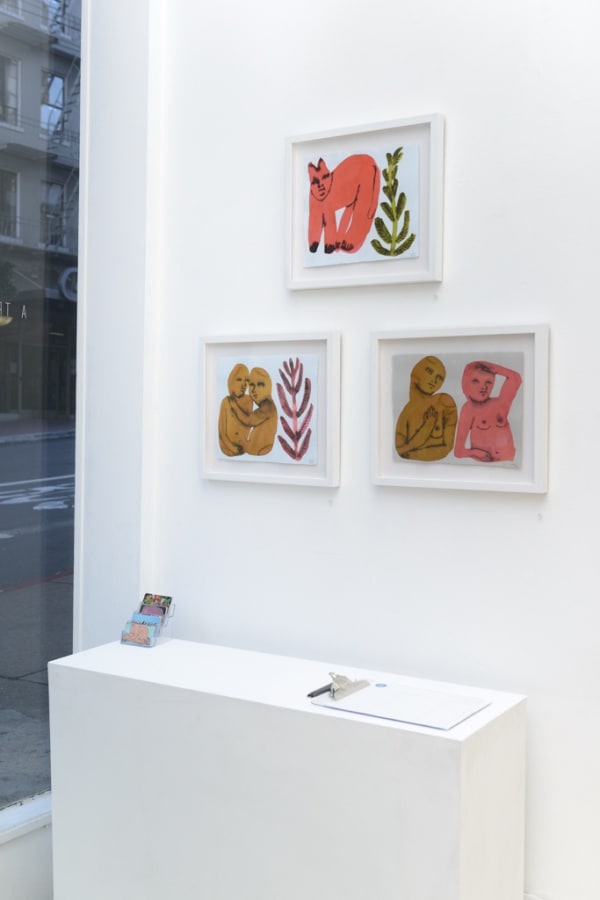 Installation image from "A Tree Falling In The Woods" curated by FMLY Projects at Hashimoto Contemporary SF