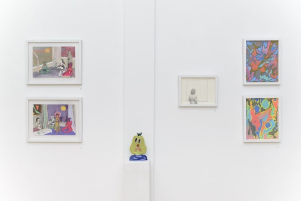 Installation image from "A Tree Falling In The Woods" curated by FMLY Projects at Hashimoto Contemporary SF