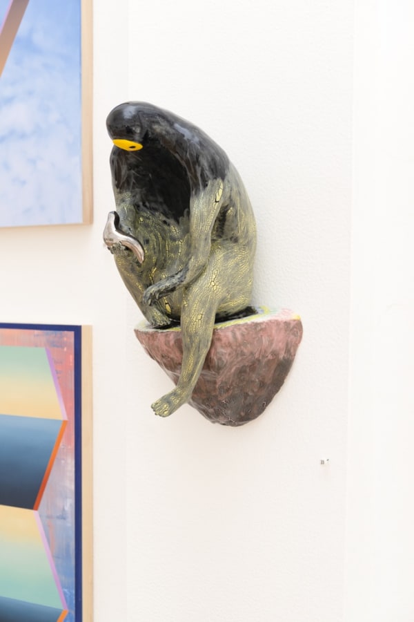 Installation image from "Reading Between the Lines" curated by Anna Valdez at Hashimoto Contemporary SF