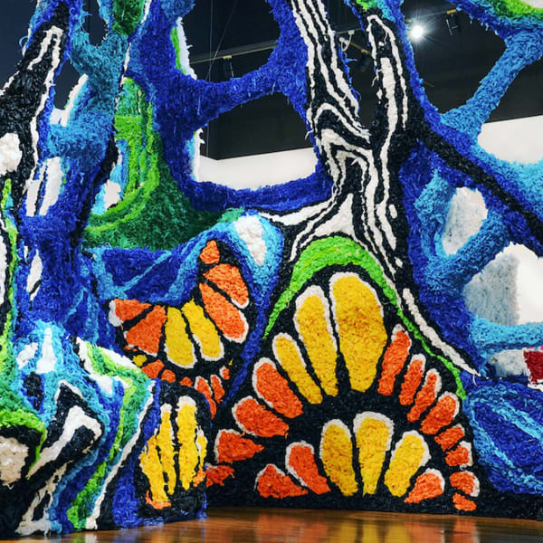 Detail of 'Sphere' installation by Crystal Wagner