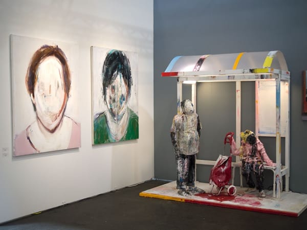 Brett Amory installation at Art Market SF 2015