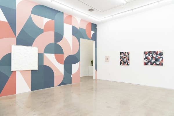 Installation view of Scott Albrecht solo show