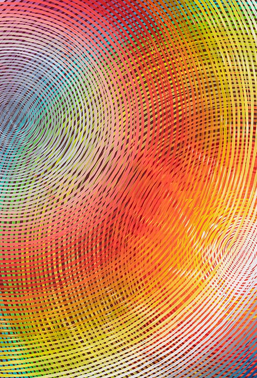 Andrew Schoultz - colorful circular lines