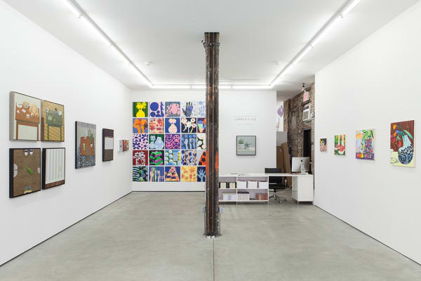 Installation image from Gabe Langholtz & Karen Lederers exhibition "Common Place" at Hashimoto Contemporary NYC
