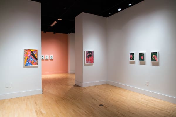 Install shot of David Heo exhibition at the UICA