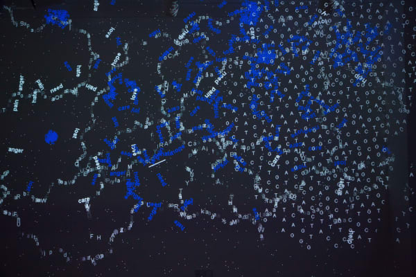 Charles Sandison, Ocean, 2019