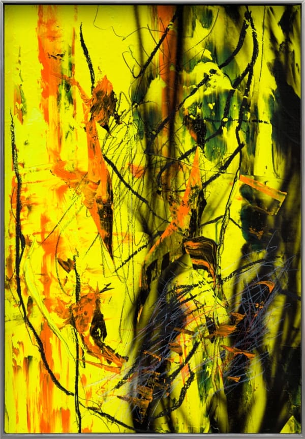 Li Jingxiong - Red Stained Paintings PRT2304, 2023