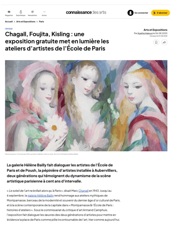 CONNAISSANCE DES ARTS