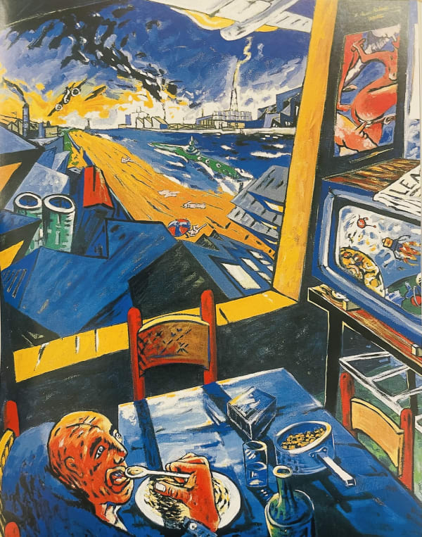 Philippe Hortala Les jours heureux, 1985, 258x204 cm collection Les abattoirs, Toulouse