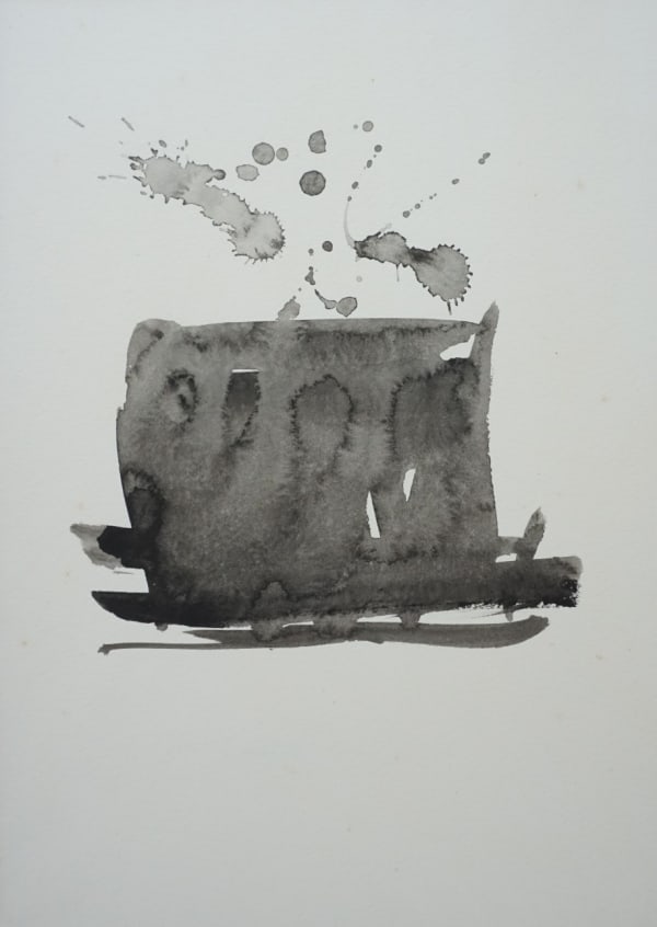 William Johnstone - Untitled Ink brush drawing, c.1970